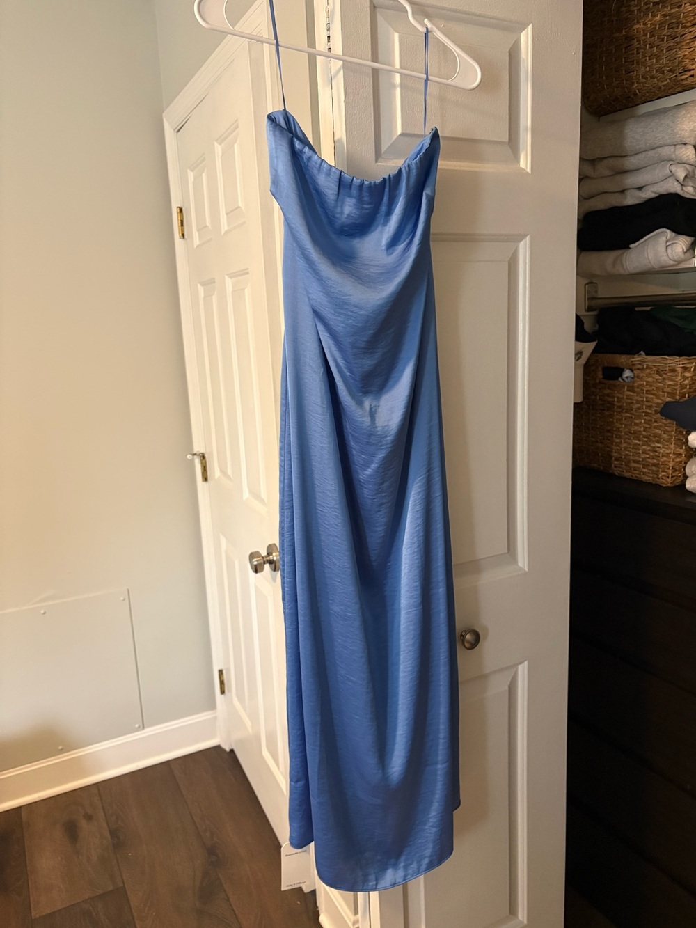 NWT Abercrombie Julia Strapless Slip Maxi Dress!